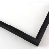 3/8 " traditional metal frame. This slim moulding has a hooked profile and is solid black in color. It has a matte satin finish and reflects very little light.

Nielsen oem2mb Profile