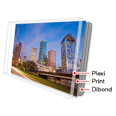 Houston Face Mounting Prints On PlexiGlass